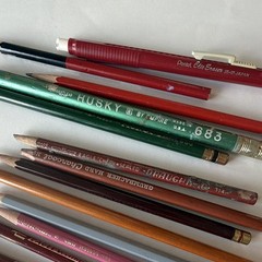 Mixed Brands Artist Pencil Lot 16 Misc Multi Empire Husky 683 Derwent & Box