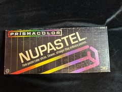 Vintage Set of 36 Prismacolor NUPASTEL Firm Pastel Sticks – Complete in Box USED
