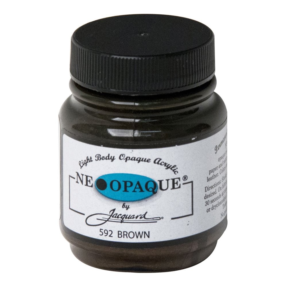 Neopaque Acrylic Paint 21/4 Ounce Brown Fabric Leather Art Craft Supplies