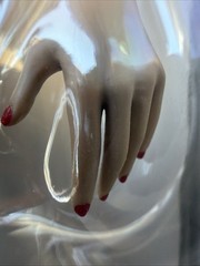 JIAOU DOLL 1/6 FEMALE SEAMLESS LARGE Bust Pale Figure Body w/ DETACHABLE FEET