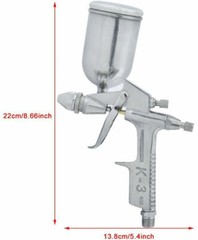 Mini HVLP Air Spray Gun Auto Car Detail Touch Up Paint Sprayer Spot Repair New