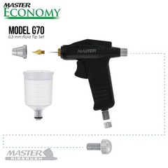 Gravity Feed PISTOL TRIGGER AIRBRUSH Set Kit Spray Gun Hobby Cake Tattoo Tanning