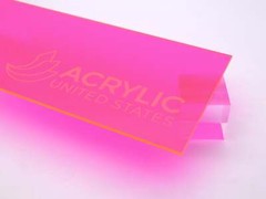 1/8″ Pink Fluorescent #9095 Acrylic Sheet