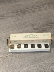 Now Vintage 1950s Binney & Smith Crayola Watercolor Refill Pans 1 Doz