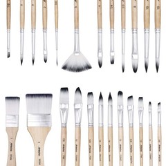 Art Paint Brushes Set for Watercolor, Acrylic, Oil, Rock Painting, Nail Brush,