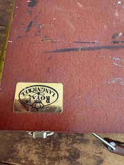 Royal Langnickel Wooden Storage Travel Case & Easel Vintage