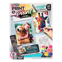 Custom Paint by s Canvas Paper Sheets for Printing, 8.5 x 11 Inch, 20-Pack