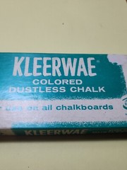 NOS Vintage Binney & Smith Kleerwae Colored Dustless Chalk JBx27