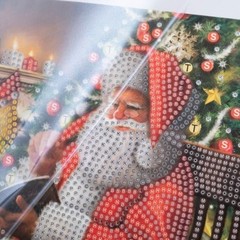 CraftBuddyUS CCK-XM141: “Santa’s Wish” Crystal Art Card 18 x18cm