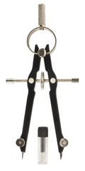 ALVIN, Bow Compass and Divider, Pivot Point, Model 494, Ideal for 5”