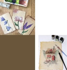 Watercolor Paper- 7.5 X 11 Inches – 20 Sheets Watercolor Paper for Drawing, Sket