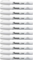 Sharpie White Paint Marker Set – Medium Point, 12 Pack