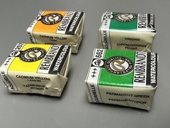 Rembrandt Watercolor Set: Four Half Pans of Royal Talens Professional Aquarelle