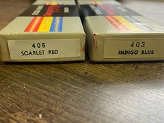 General’s Multichrome Colored Drawing Pencils 403 Indigo Blue & 405 Scarlet Red