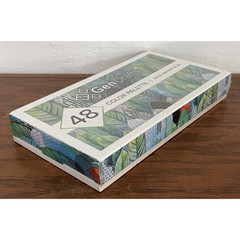 GenCrafts 48 Color Solid Watercolor Set With Paper Pad Multicolor Paint Kit