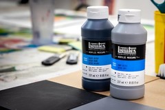 Professional Gesso Surface Prep Medium, 237ml (8.0 oz), Gray