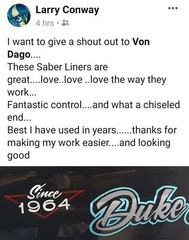 Von Dago Lettering Outlining Detail 6 Brush “Pro Series” SET ~ FREE SHIPPING
