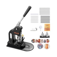 VEVOR Button Maker Machine, 1in/25mm Pin Maker with 500pcs Butt… Fast USA SHIP