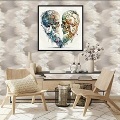 Diamond Painting Kits for Adults DIY 5D Love 12×12 inches, Skull Lover