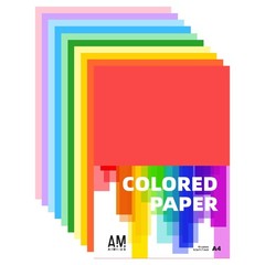 AIMI Assorted Colors Bulk for School Supplies A4 Copy Paper 10 colors