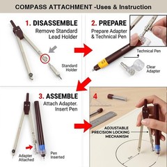 Technical Drawing Pen Set 0F 8 Black