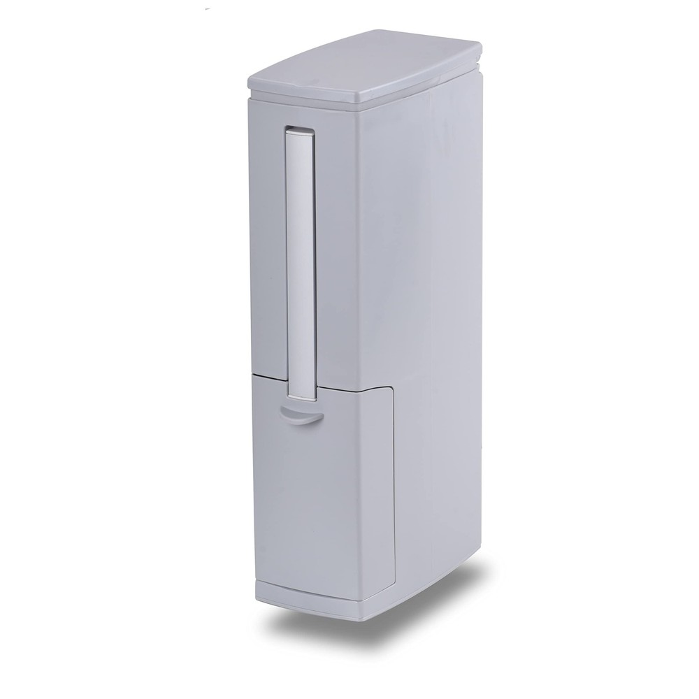 Slim Bathroom Trash Cans with Lid 4.4 Inches Wide/0.7 Gallon(3 Liters), Small…