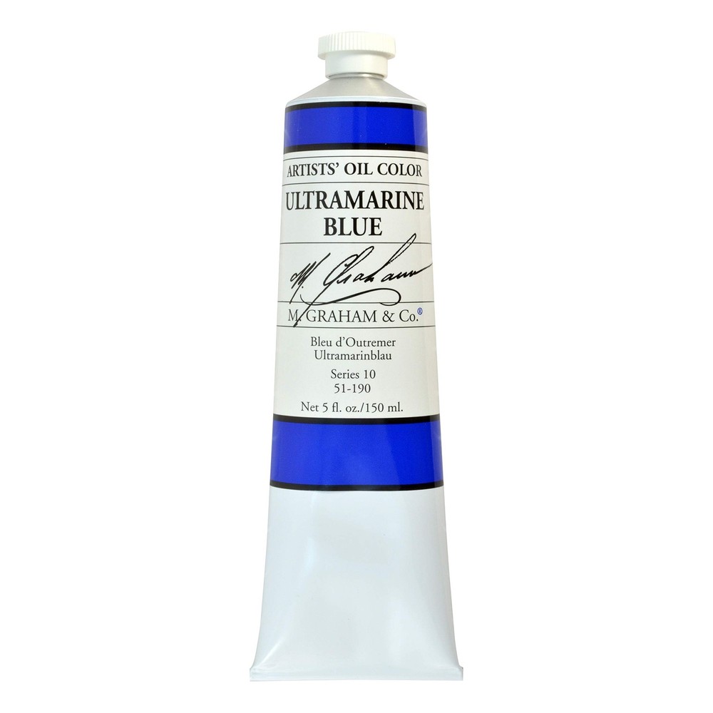 M. Graham Artist Oil Paint Ultramarine Blue 5oz Tube Kitchen