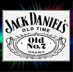 JD OLD TIME OLD NO. 7 BRAND IMAGE, TENNESSEE WHISKEY AIRBRUSH, PAINTING , LOGO