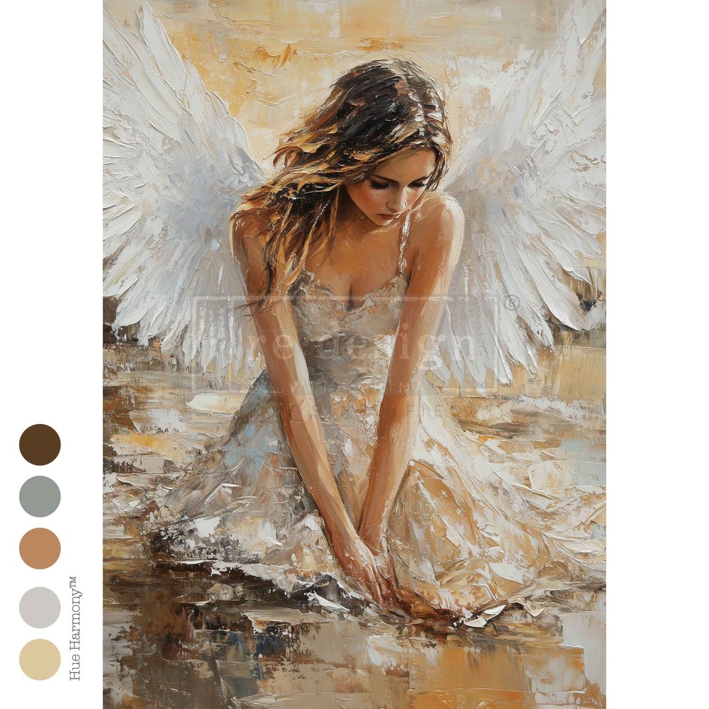 Angelic Reverie | A3 Fiber Decoupage Paper | Redesign with Prima | Limited