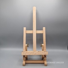 Brown Adjustable Tabletop Wooden Easel Stand Sketch Art Display Easel