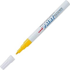 12 PCS UniPaint PX21 OilBased Marker Yellow Fine Point Pen #63705