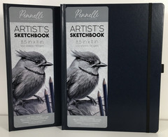 PENNELLI BLUE HARDBACK ARTIST SKETCHBOOK 8.5″ x 11″ 100sheets 110gsm NEW A4 LOT