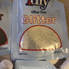 iDIY Ultra Fine Glitter 100g 3.5 oz Pouch w Easy-Pour Bag & Funnel-craft Fun