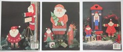 SET OF 9 Vintage Tole Painting Santa Books & Patterns by Margaret Wilburn