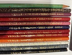 Venus Coloring Pencils RARE Vintage Made In Canada 2 Sets The Watercolor Pencil