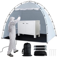 Portable Paint Booth Tent, Siebwin Large 8(L) x6(W) x6(H) ft Spray Paint Tent…