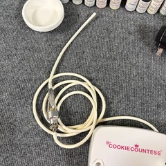 Cookie Countess Airbrush Compressor Kit AmeriColor Paint Lot Tested