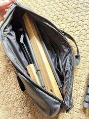 Never used! Leder Easel kit with compatible K&F Concepts Travel Tripod