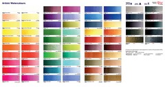 Rosa Gallery Artist Watercolour Paint Extra Fine Professional pans set