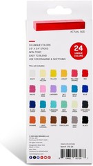 24-Piece Chalk Pastels Set – Vibrant Colors, Acid-Free and Non-Toxic