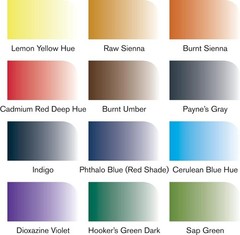 Artisan Watercolor Marker Set – 12 Intermixable Landscape Shades, Dual Tips