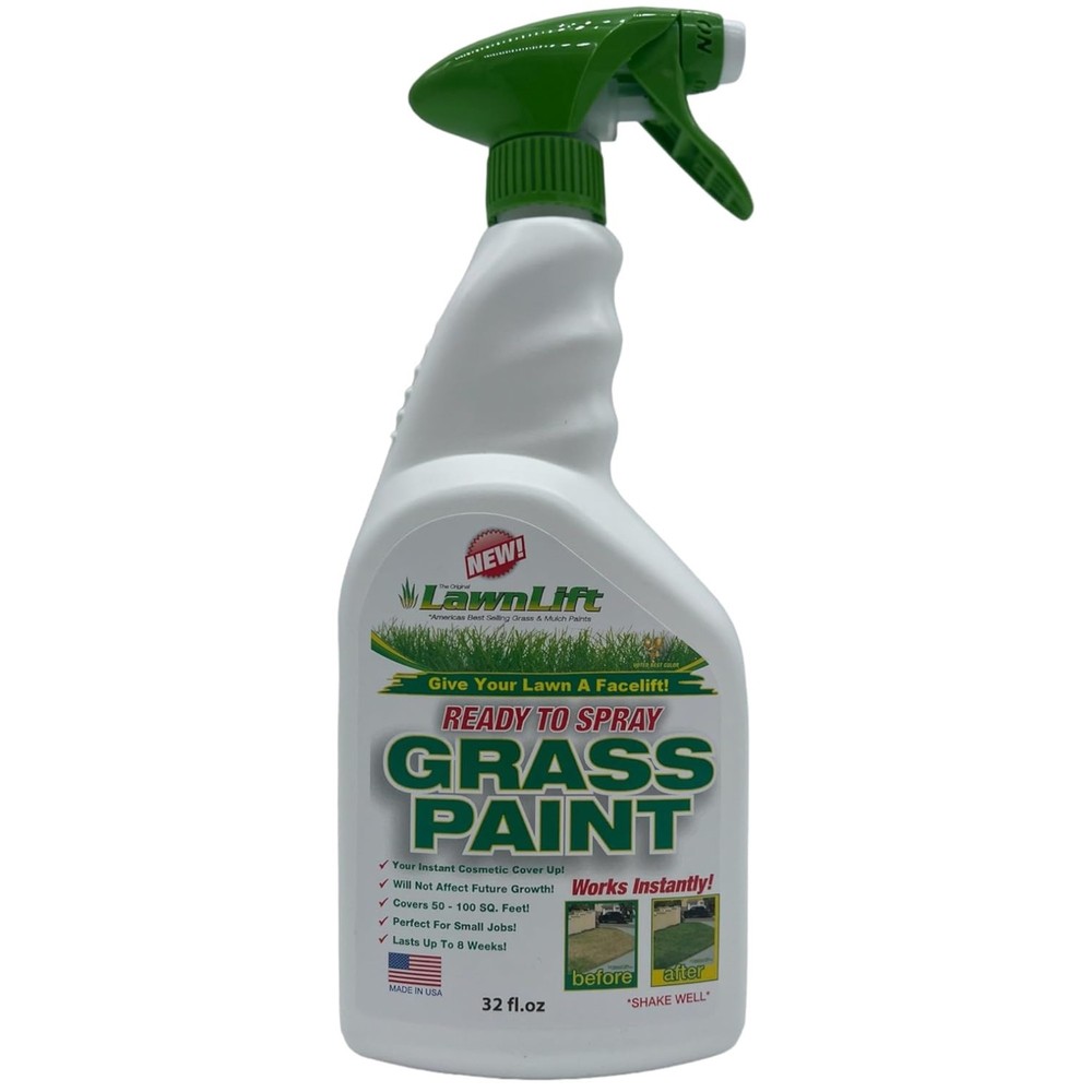 Green Grass Paint for Instant Lawn Makeover