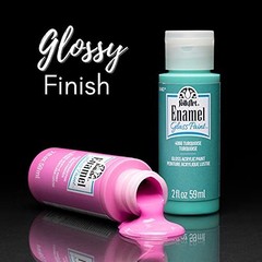 Gloss Finish Acrylic Enamel Craft Set Designed for Beginners and Artists, Non