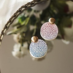 Clay Stencils Lace Flower Pattern Non-Adhesive Silk Screen Flower Lace