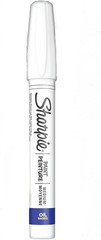 Sanford 35558 Sharpie Oil-Based Paint Marker, Medium Point, White, 1-Count