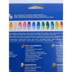 Reeves Water Colour Paint Set 18 Artist Colours 10ml Tubes 8494251 New