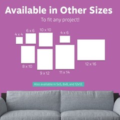 Canvases for Painting 12 Packs – 8 x 10” Blank Canvas 100% Cotton Painting Ca…