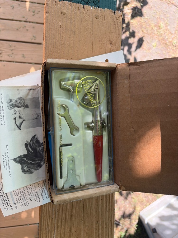 Vintage Paasche Airbrush H3 NEW In Original Box (NOS)