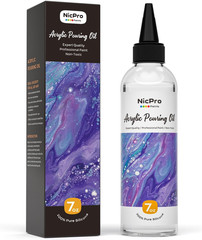 7 Ounce Silicone Pouring Oil for Art, Dramatic Cell Activator
