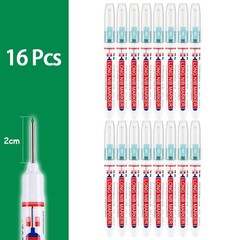 4-40PCS Deep Hole Marker Pen 2cm Long Tip Waterproof Wood Metal Carpenter Tool